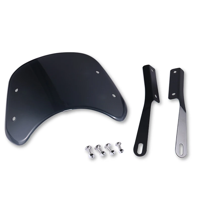 
5-7' Retro Motorcycle Front Round Headlamp Fairing Windshield Bracket Touring For BMW Honda Yamaha Suzuki Kawasaki Chopper 