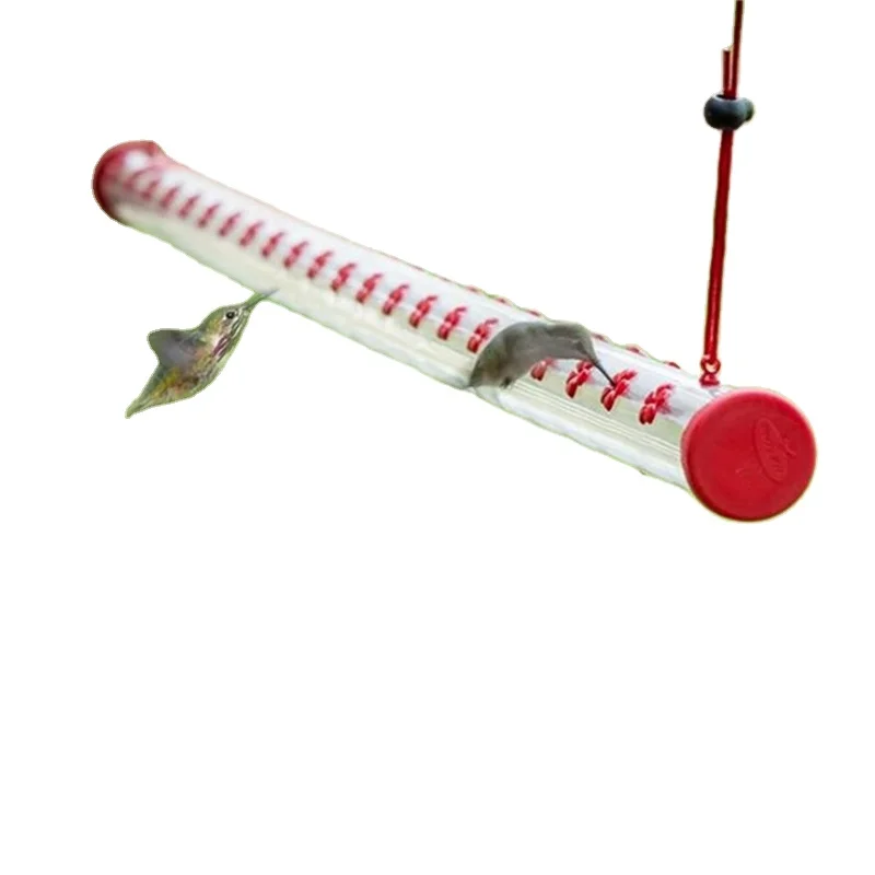 Amazon Hot Sale Hummingbird Feeder Hanging Long Tube Outdoor Garden Bird Feeder Water Feeder