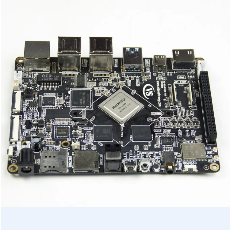  RK3399 Смарт макетная плата 4G/32G MIPI eDP media player Поддержка OEM ARM доска