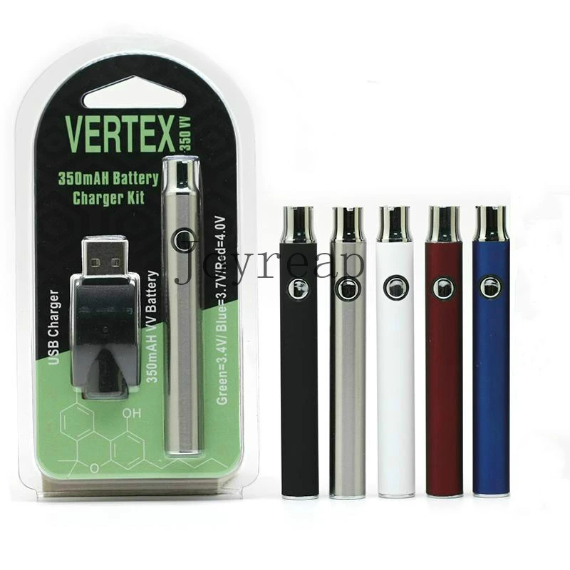  Популярная батарея 510 резьба 350 мАч CBD vape pen с предварительным нагревом регулируемая