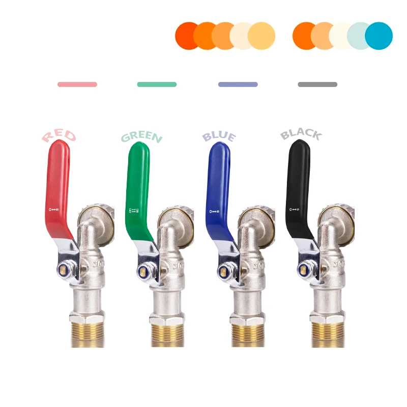 TMOK Color Customized Outdoor Garden Ball Valve Faucet Brass Hose Bib Cock Water Tap