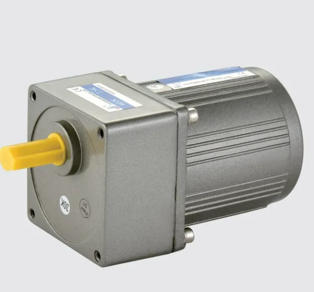 ac gear motor 100% pure copper wire aluminum shell induction motor with speed controller with gear headbox