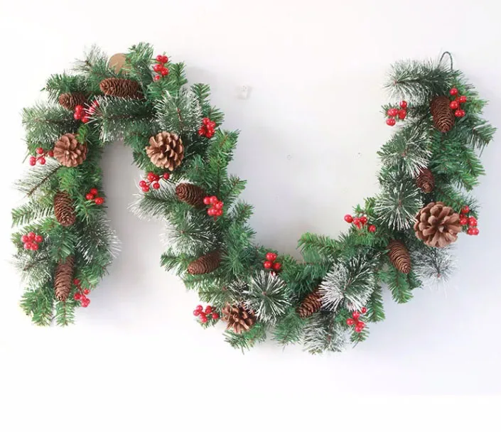 New  Christmas  decoration Tinsel Garland assorted dazzled foil thickened indoor artificial wedding party garland