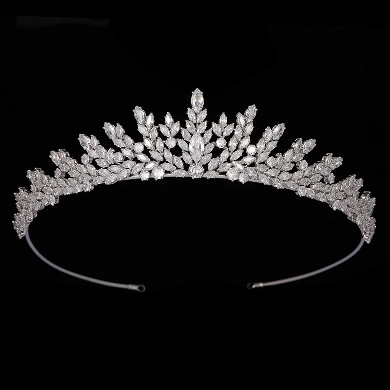 Handmade Delicate Tiara Women Hairband Headdress Crystal Bridal Hair Vine Crown Wedding Hair Accessories AA BC6965