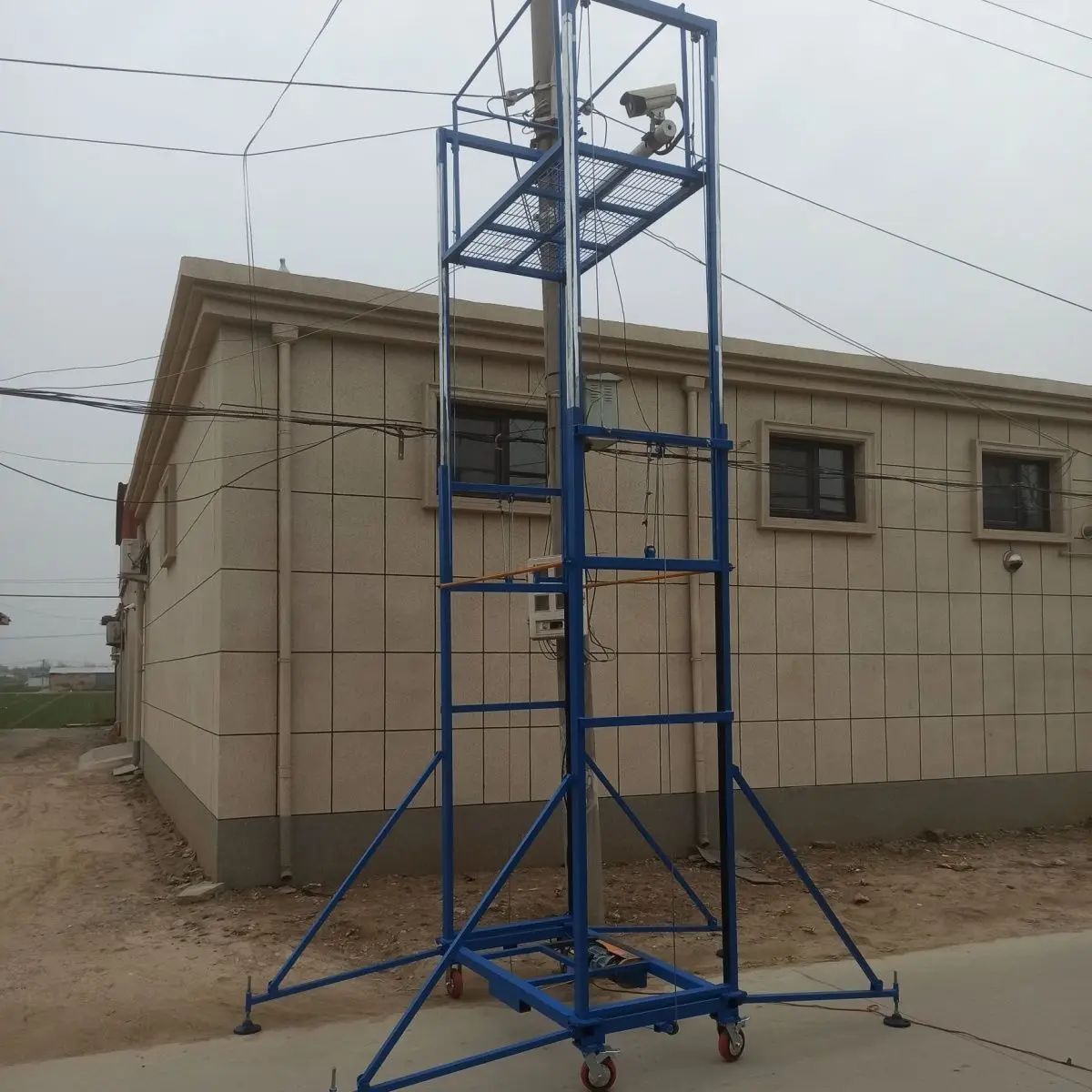 Low Price And Durable Scaffolding Steel Electrical Scaffold With Snap Lock