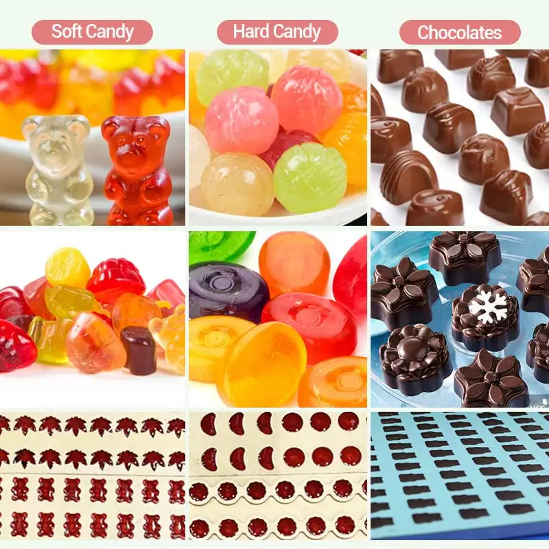 Table Top Hard Candy Form Candi Lolipopes Food Small Hand Manual Home 2 Mini Lollipop Gummy Make Machine Semi-Automatic