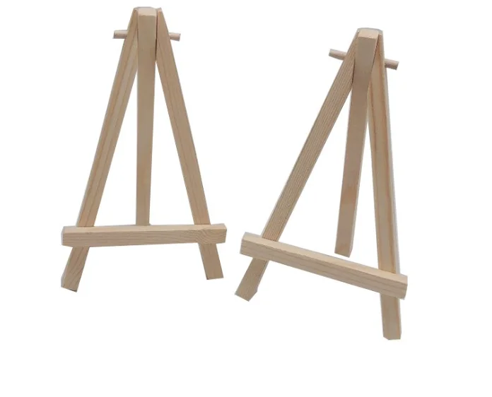 Art supply 8*15 mini tabletop display stand artist easel pine wood tripod portable canvas photo picture sign holder