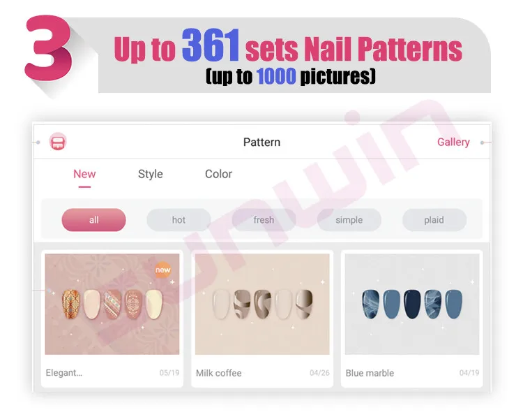 Home Commercial Manicure Machine Nail Printer Beautiful Latest Digital Printer Easy-to-Use Machine for Nail Art Printing