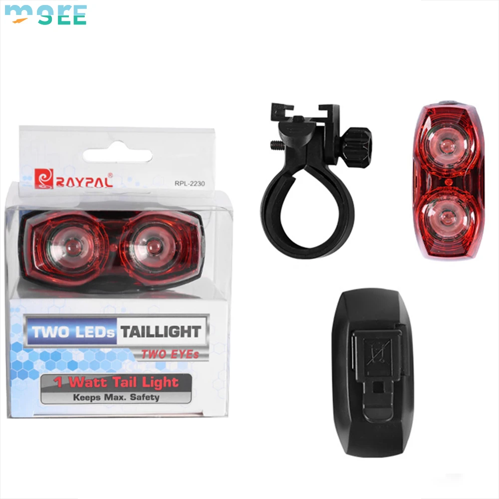 SeeMore Brand Wide Angle Optics usb Night Riding Cycling Safety Reflector Accessories Taillight Bicycle Rear Back Lights