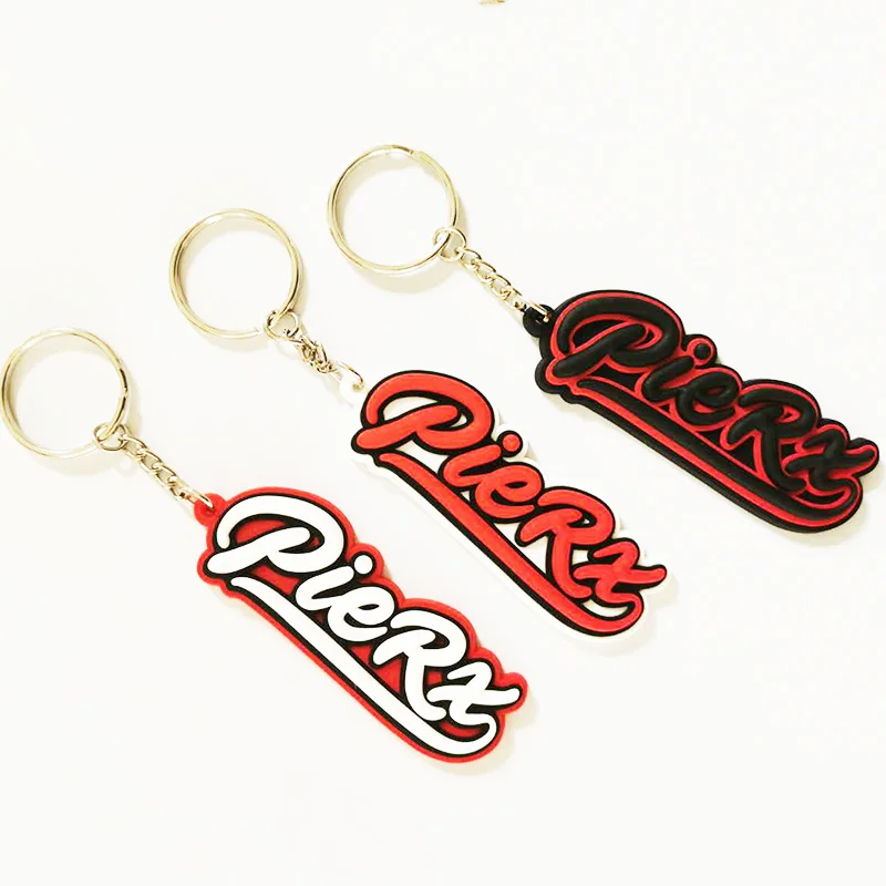 Personalized Wholesale Key Chain Pvc Rubber brand logo pvc monkey keychain