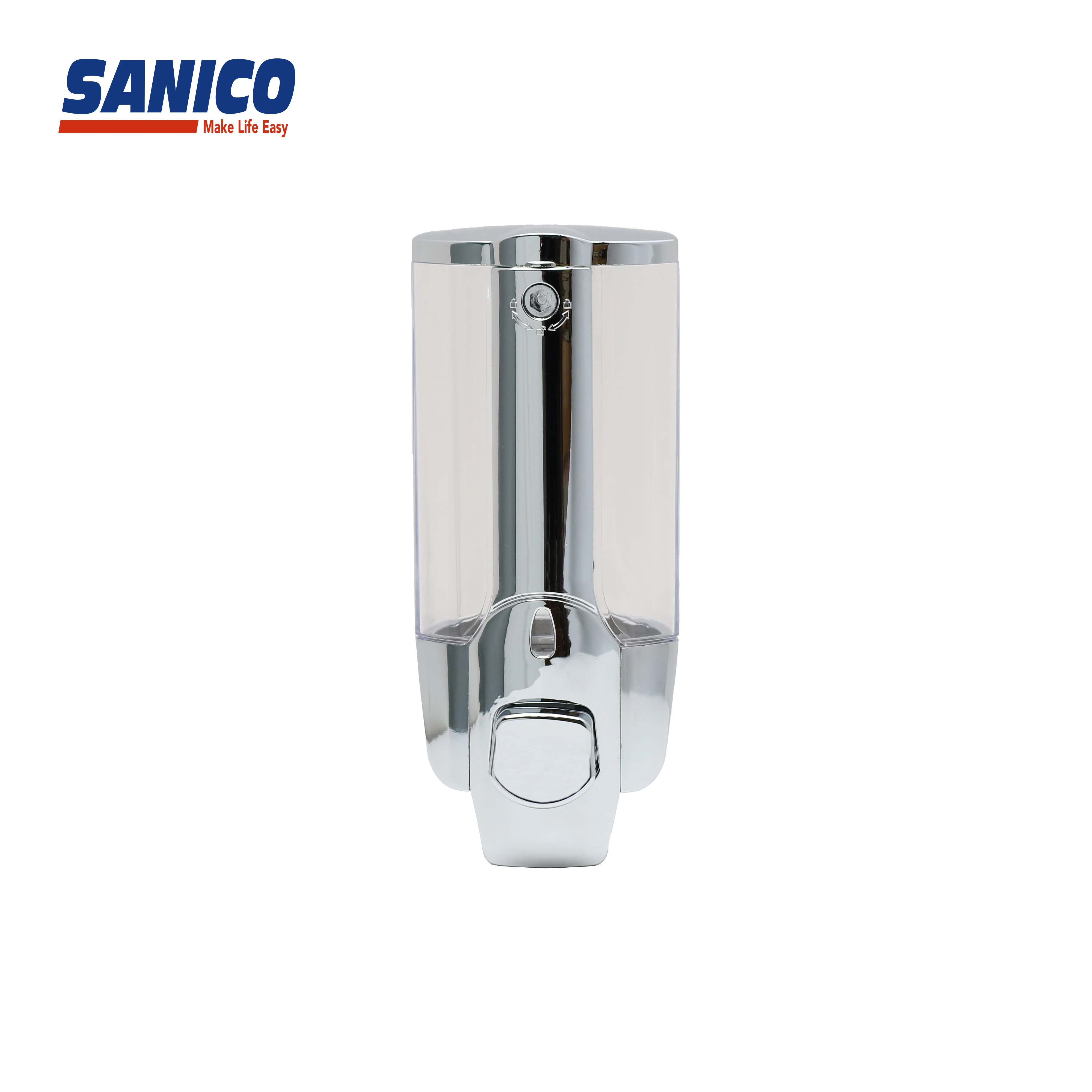 350ml hand manual wall mounted soap dispenser for bathroom touch soap dispenser