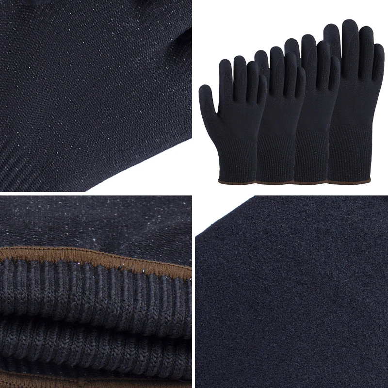 Breathable Sandy Nitrile Safety Work Gloves Anti Cut Automotive Assembly Gloves For Worker