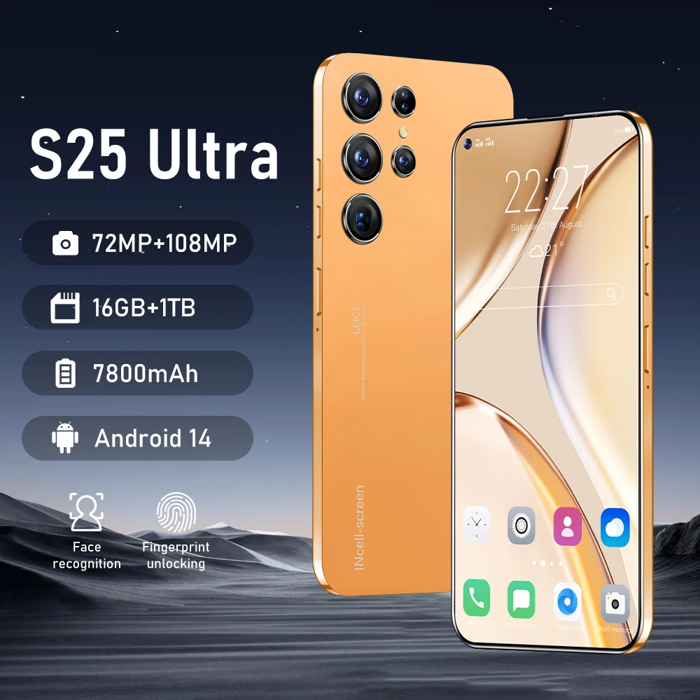 S24 Hot Sale 5g Phones S24 Ultra with tv function With 16GB+512GB Large battery Unlocked Cell Phones Smartphones