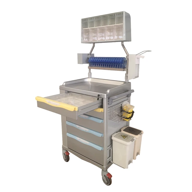JDEMZ284  Extraordinary Design China factory price Hospital anesthetization trolley on wheels
