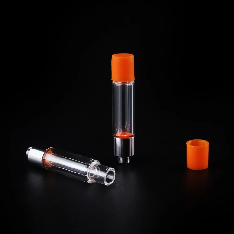 
High Quality New 510 CBD Oil Cartridge 1ml Vaporizer Glass Tube Cartridge Empty 