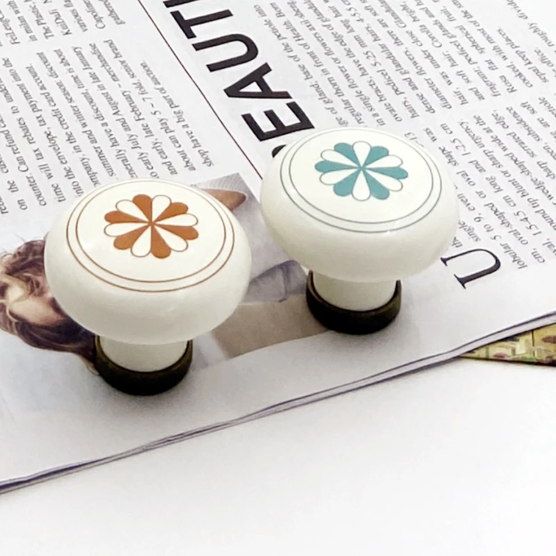 Modern round Mushroom Ball Style Cabinet Handles Wardrobe Dresser Knobs for Kitchen Furniture Drawer Pulls