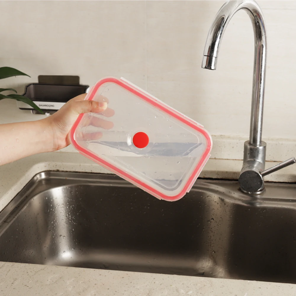  Портативный пластиковый Ланч-бокс набор BPA БЕСПЛАТНО контейнер для