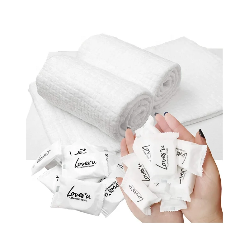 Нетканое большое одноразовое сжатое полотенце для путешествий