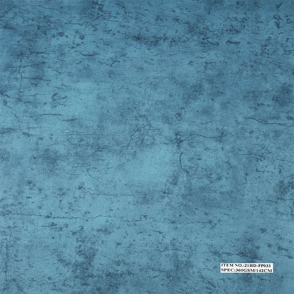 China sofa upholstery fabric leather manufacturer FDY velboa fabric upholstery prints sofa  knitted velvet fabric