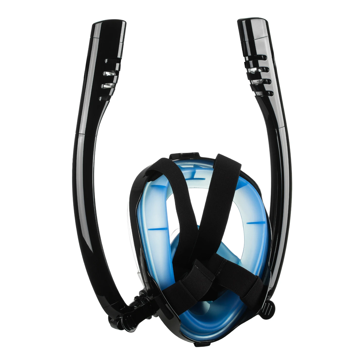 SMACO Factory Direct Double pipe scuba diving mask Underwater Breath equipment series Rotating snorkeling mask