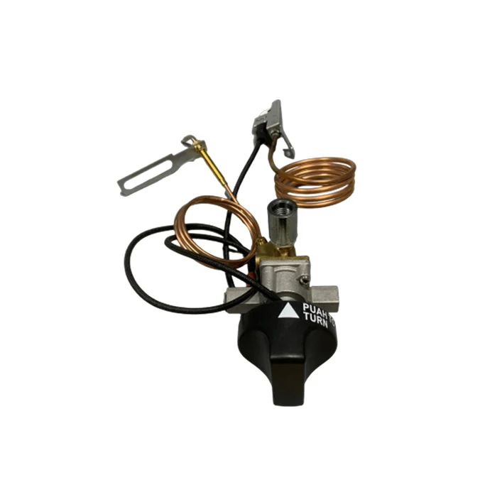 Brass Safety Valve Kit Includes Pilot Burner Assembly Main Control Propane Fire Pit Connecting Tubes Tilt Switch Parts