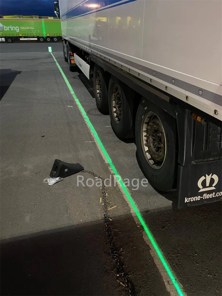 automatic guided vehicle AGV Forklift Laser light warehouse Danger Area Warning Light workplace hazard sign red zone work lights