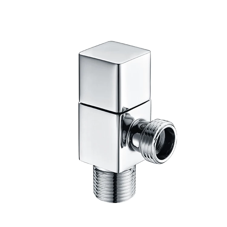 Good Price Bathroom Fittings Chrome Plated Brass Angle Valve 1/2 Water Valve for Bathroom