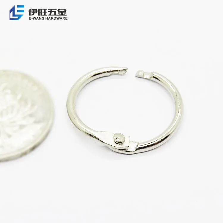 
YiWang 100 Pieces Per Bag Book Hoop 3/4 inch Binding Rings Binder Hoops Loose Leaf Ring Scrapbook Ring 