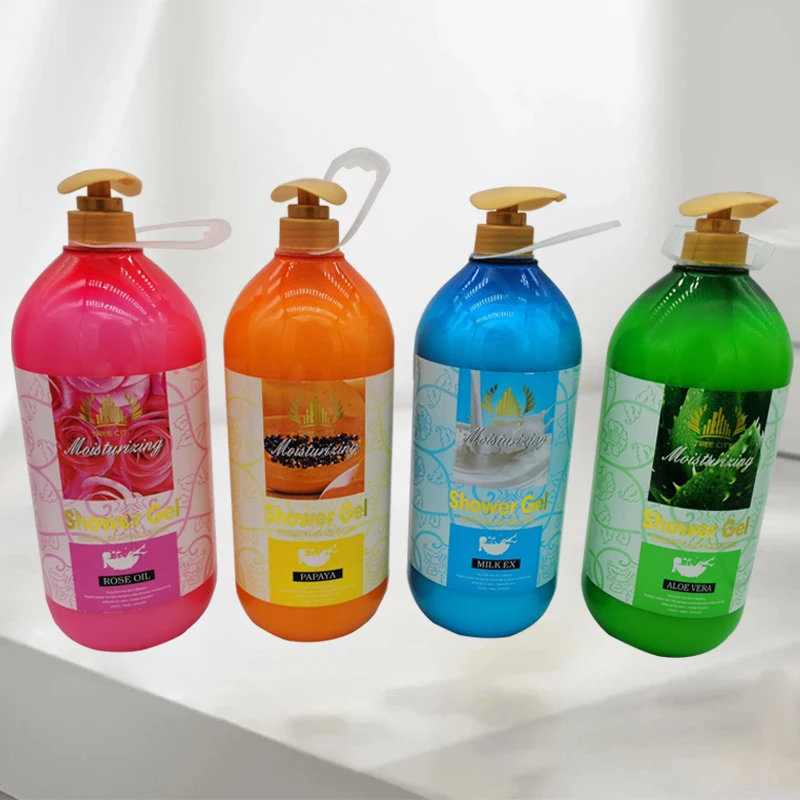 Free Sample Natural Organic 2000ml Moisturizing Nourishing Body Wash Shower Gel For All Skin