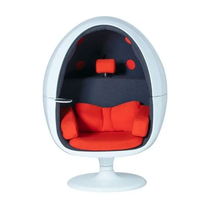 Furniture The Music Home Single Soft Simple Unique Gaming Light Egg Speaker Modern Chair Living Room
