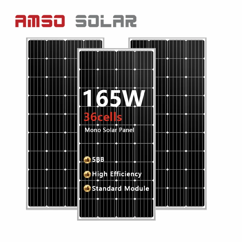 Manufacture price 165w solar panel 36 cell	solar panel sun power