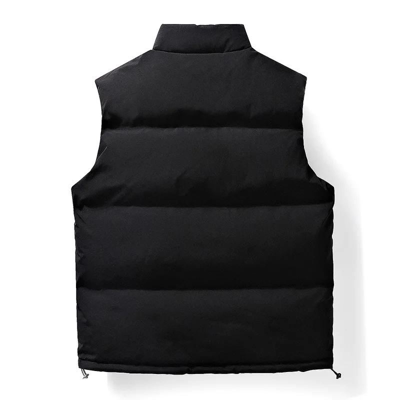 Autumn and winter new standing collar cotton jacket Men warm vest casual coat