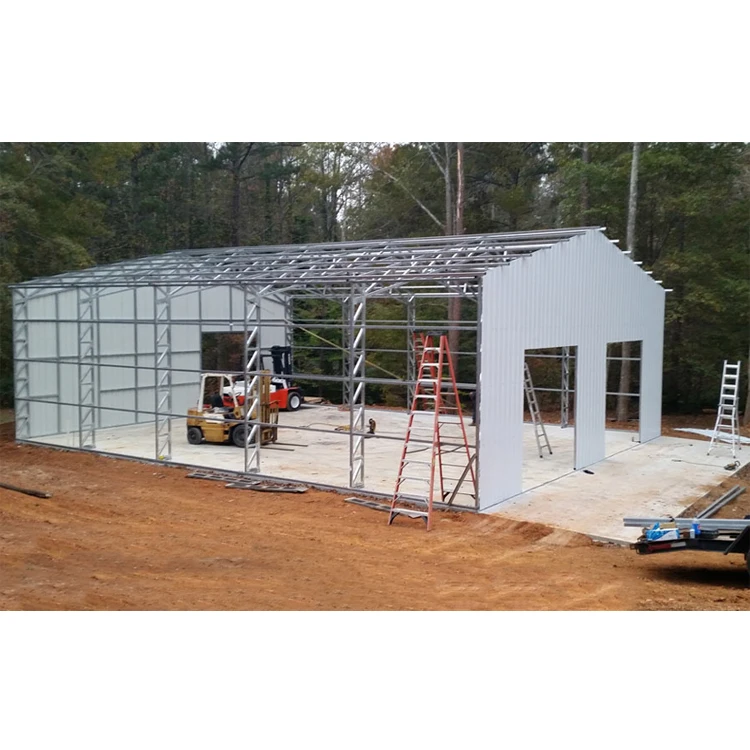 Metal frame carport garages steel garden storage shed prefab garage garden buildings