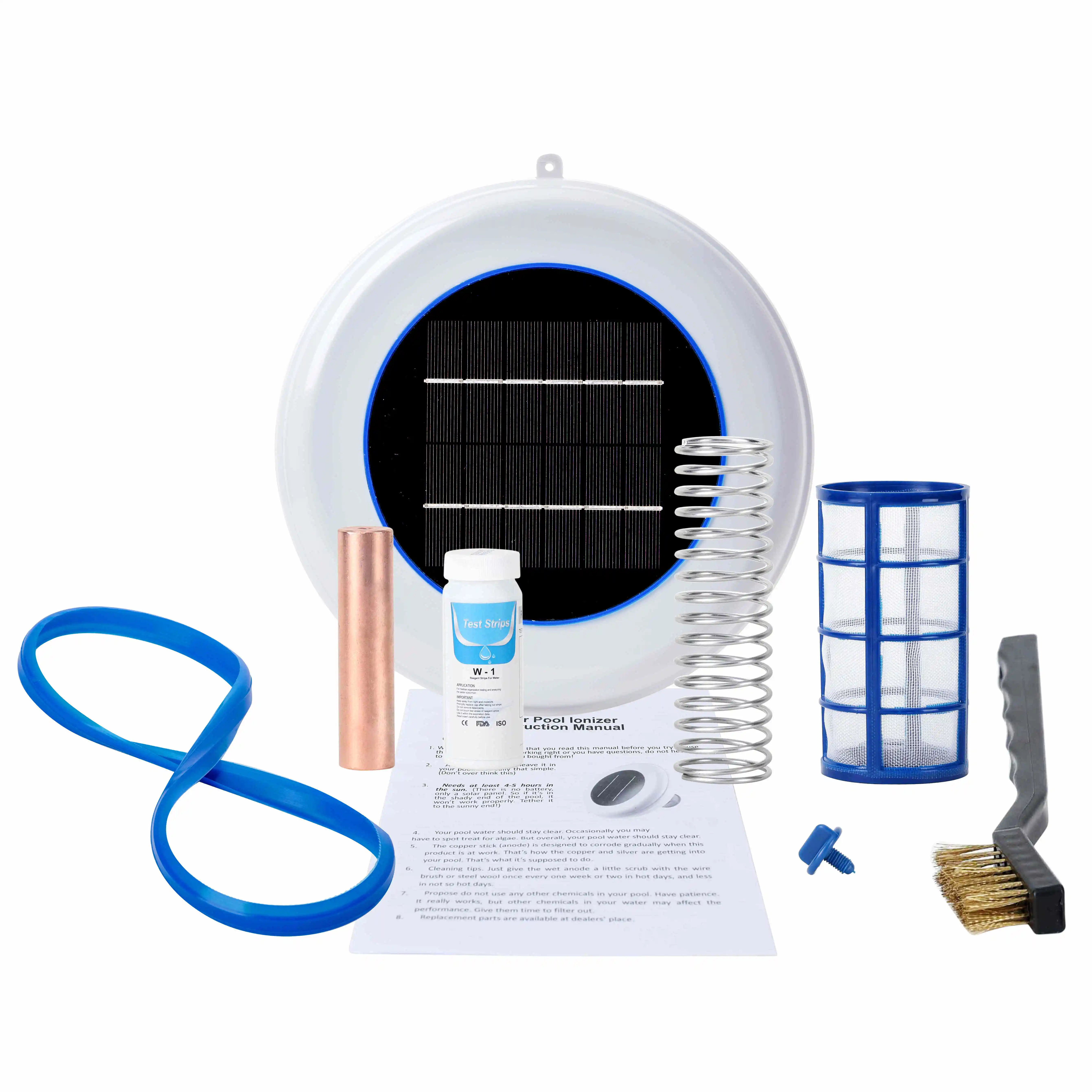 Hot Sale  Water Purifier Equipment Portable Solar Swimming Pool Purifier Solar Pool Copper Ionizer