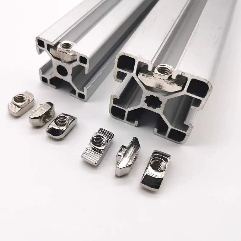 Wholesale M3 M4 M5 M6 M8 T Slot Nut for 2020 3030 4040 4545 5050 Series Aluminum Profile Slot 6mm 8mm 10mm
