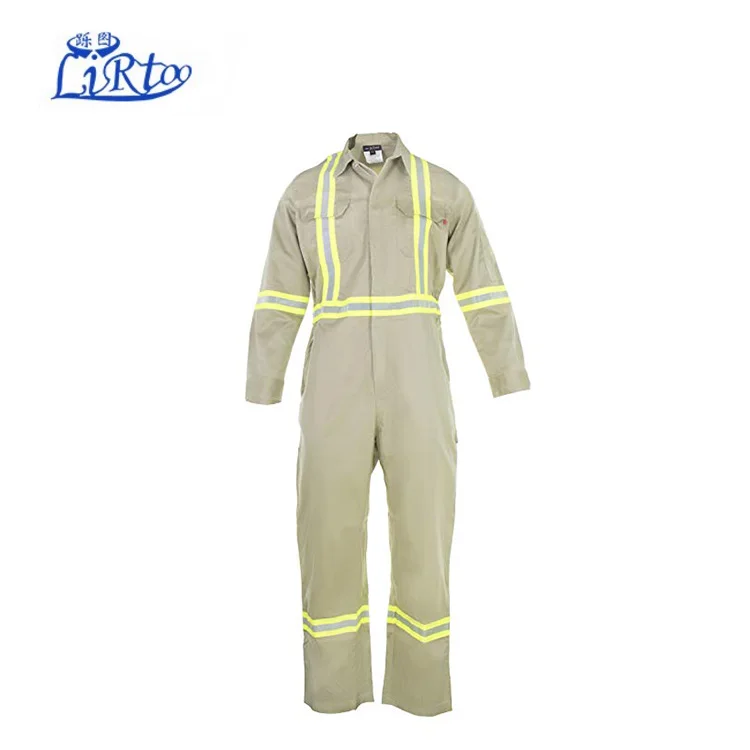 Flame Resistant FR High Visibility Hi Vis Coverall - 88% C/12% N