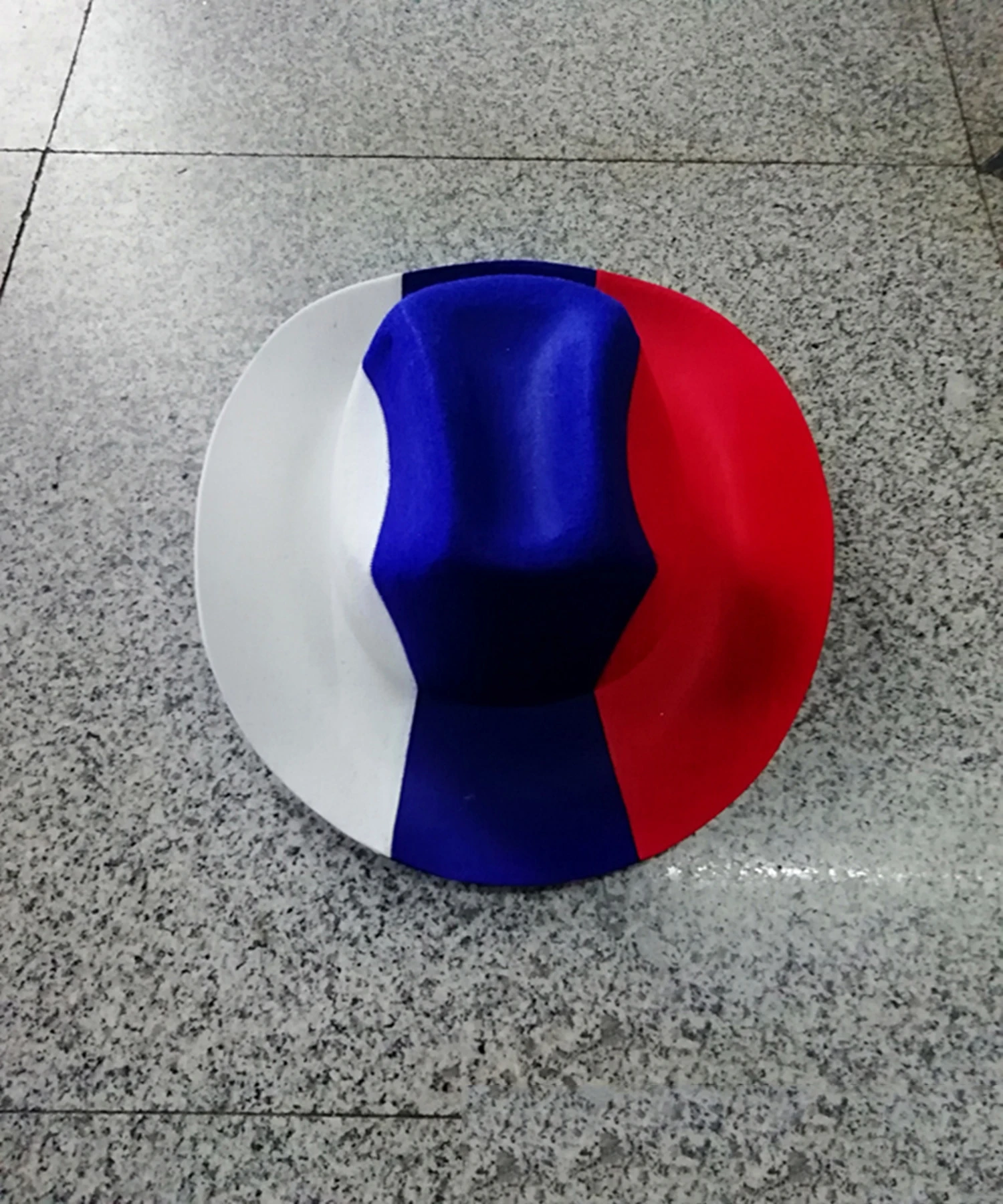 Manufacturer direct selling non-woven Flag Hat cowboy style hat jazz hat top can be customized