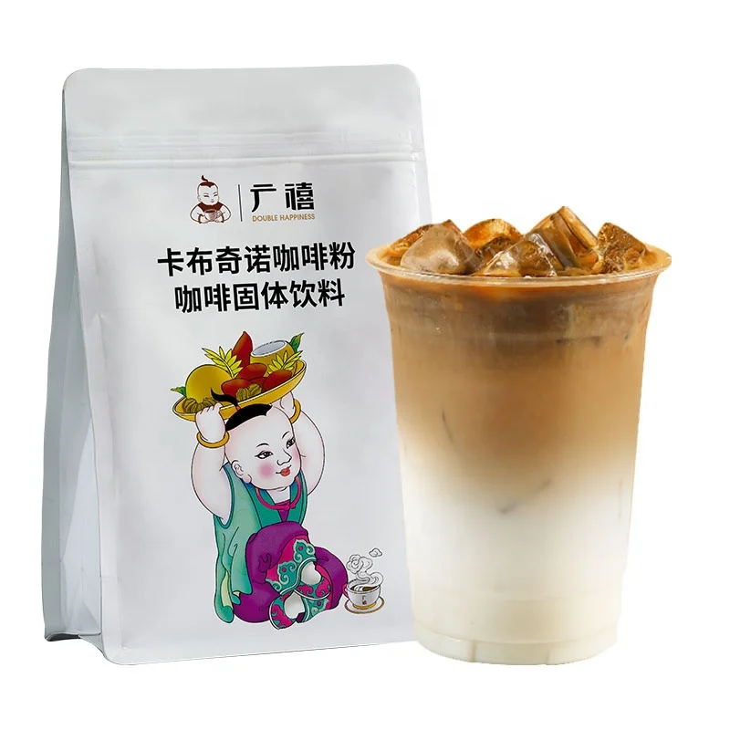 1 кг двойного счастья 3 в 1 растворимый кофейный порошок капучино