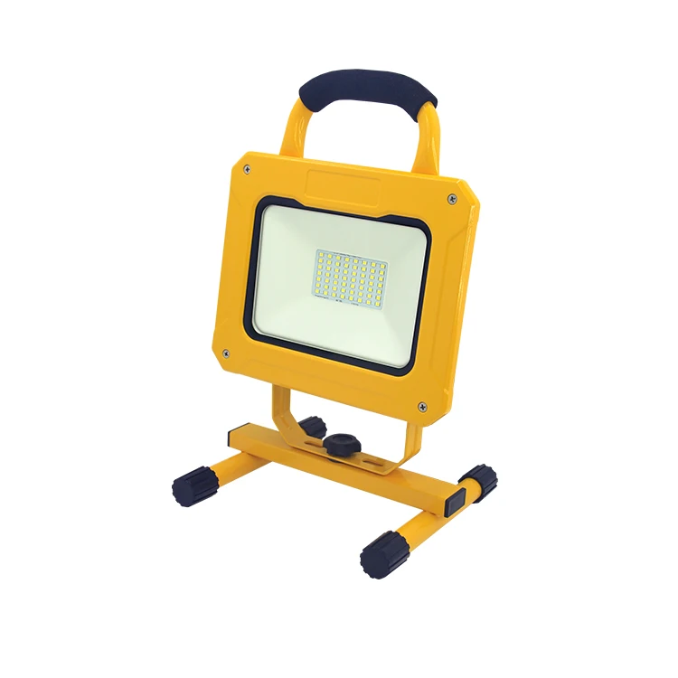 GoodLighting high bright smd emergency 10w 20w 30w 50W ip65 camping floodlight battery led worklight rechargeable