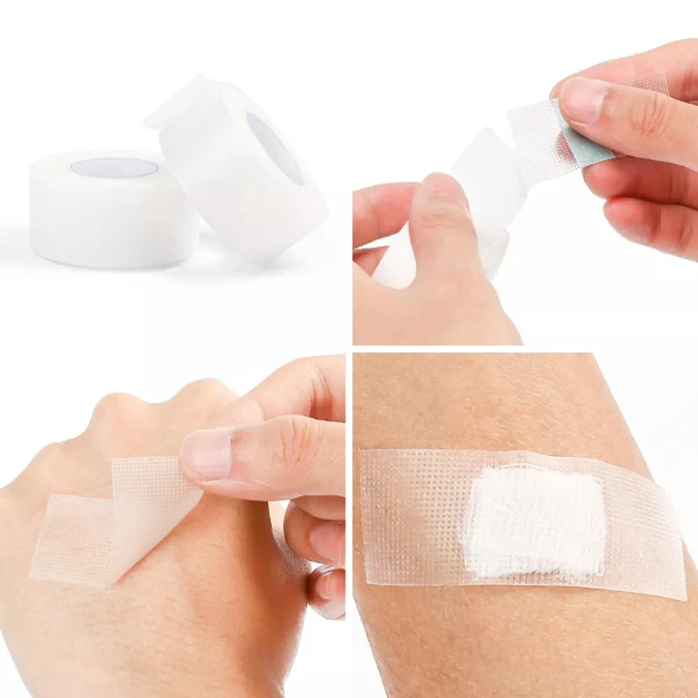 Adhesive PE Tape For Medical Use Waterproof Micropore Surgical PE Tape Roll Hypoallergenic Plaster Medical Plaster