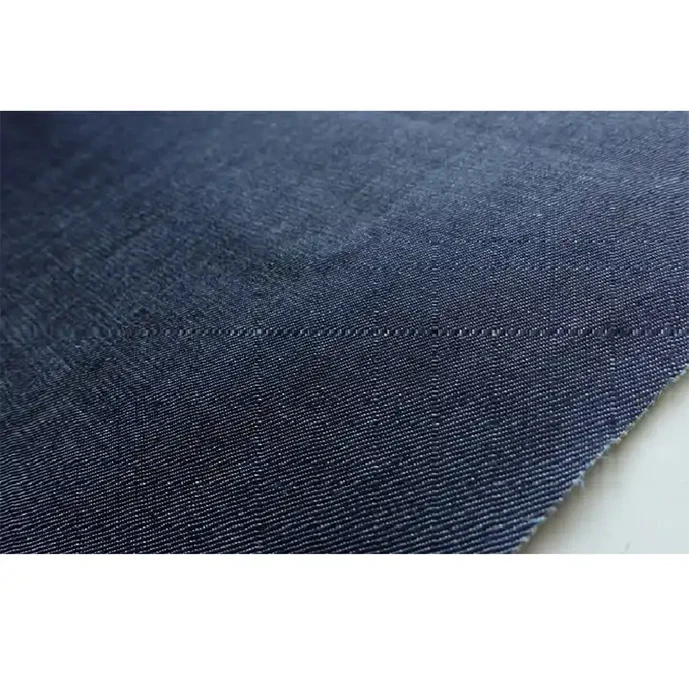 The Luxurious 4041-ACT-L Wholesale Blue Cotton Shirt Chambray Twill Denim Fabric