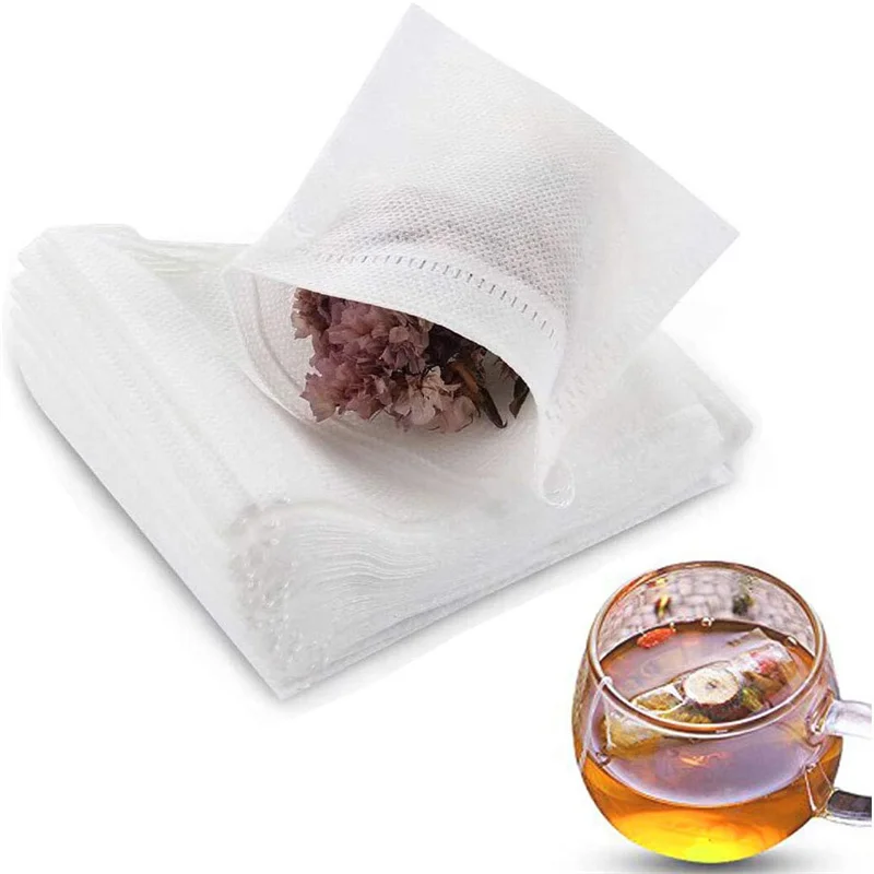 Disposable Drawstring Packaging Bag Coffee Packing Empty Individual Non Woven Filter Tea Bags