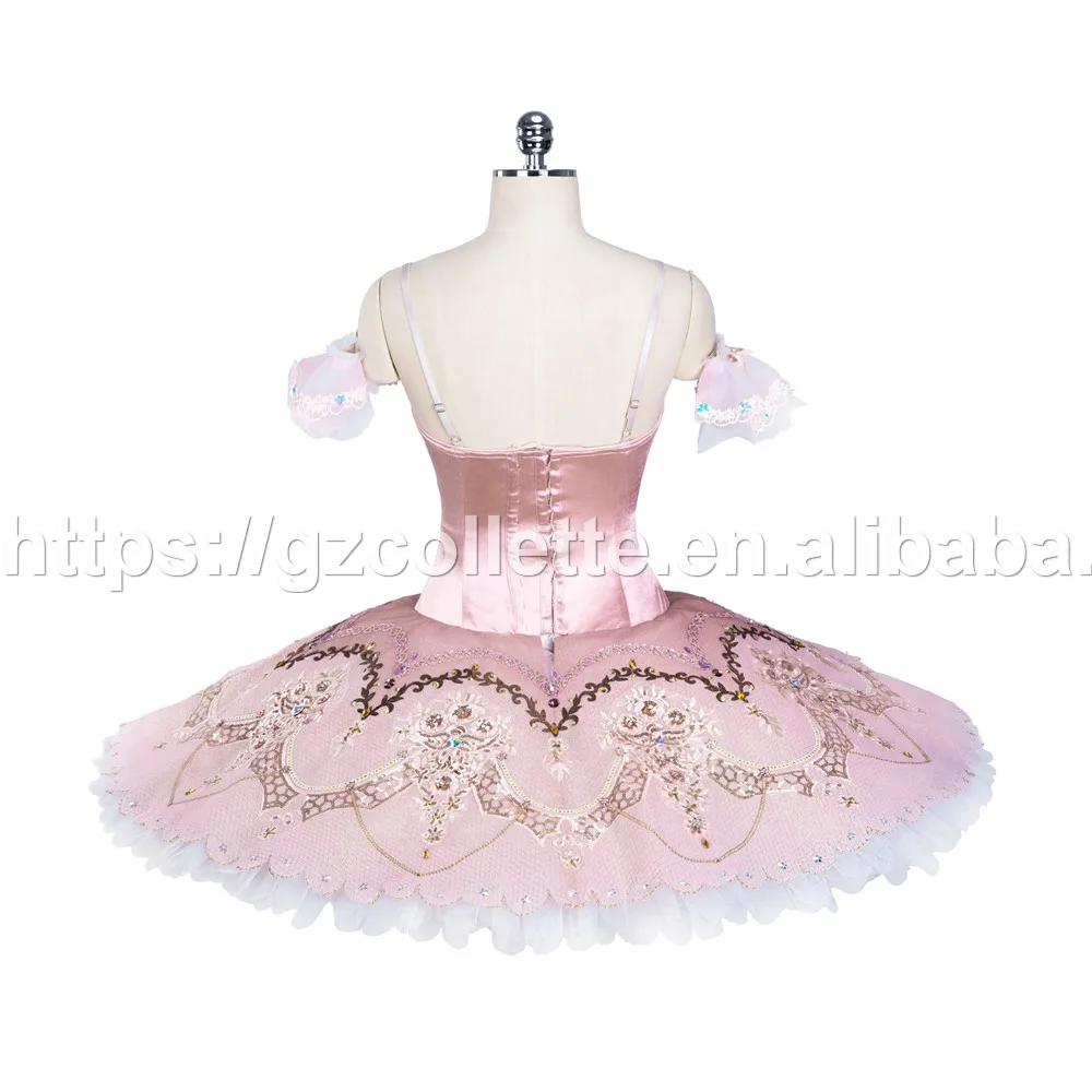 ballet tutu costume  adult customized classical pink fairy dance dress  women competition 12 layers Ballet  tutu professional