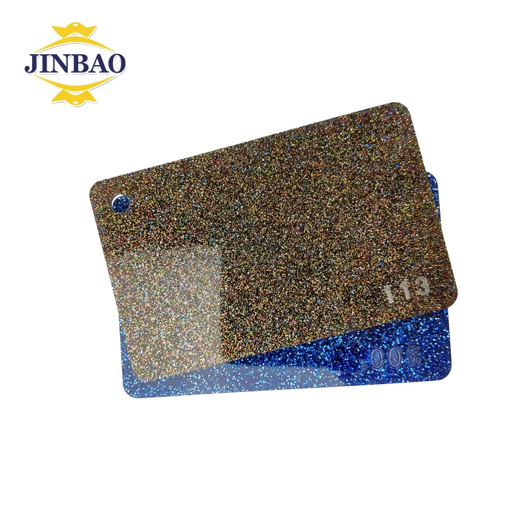 JINBAO factory provide cast raw PMMA color perspex plastic pattern marble glitter  acrylic sheet for interior nail decoration