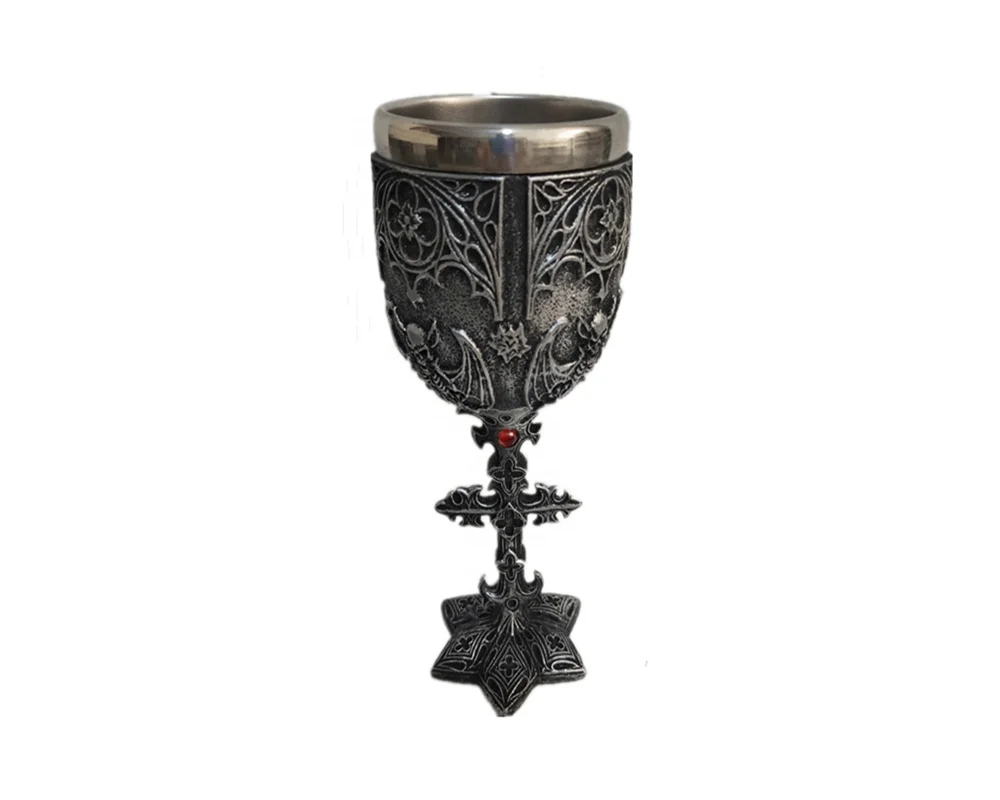 Wholesale Custom Stainless Steel Metal Craft Sculpture Goblet For Home Decoration