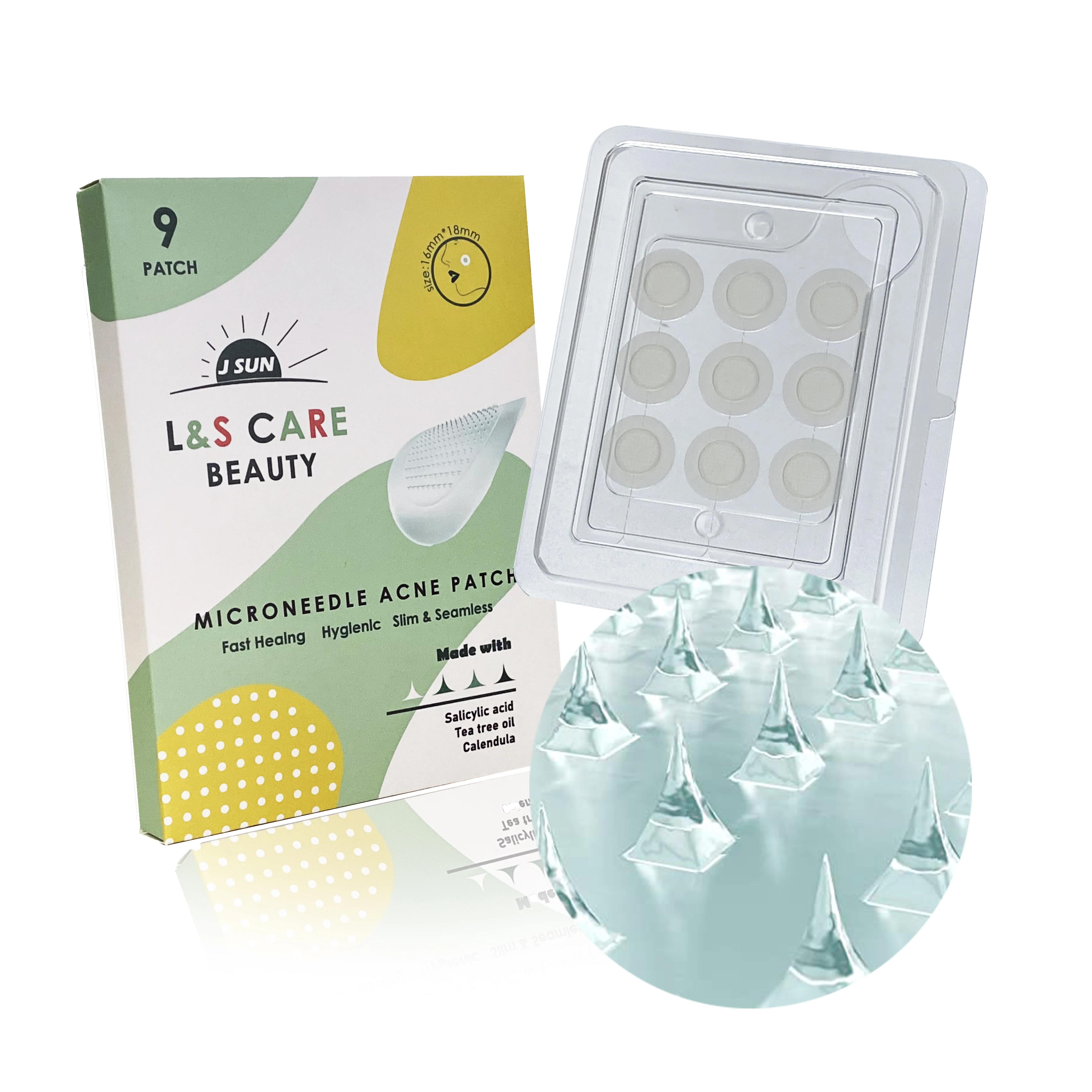 2022 best selling new tech face care product micro needle acne pimple patch blemish treatment