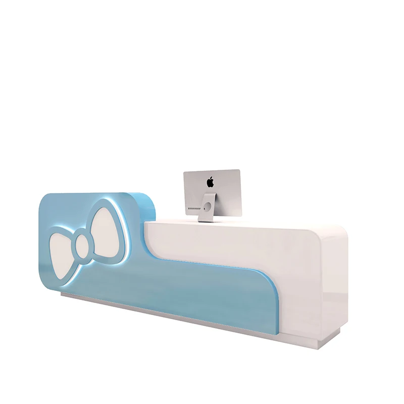 High quality durable using beauty salon furniture reception desk arch reception desk for boutique front desk factory wholesale