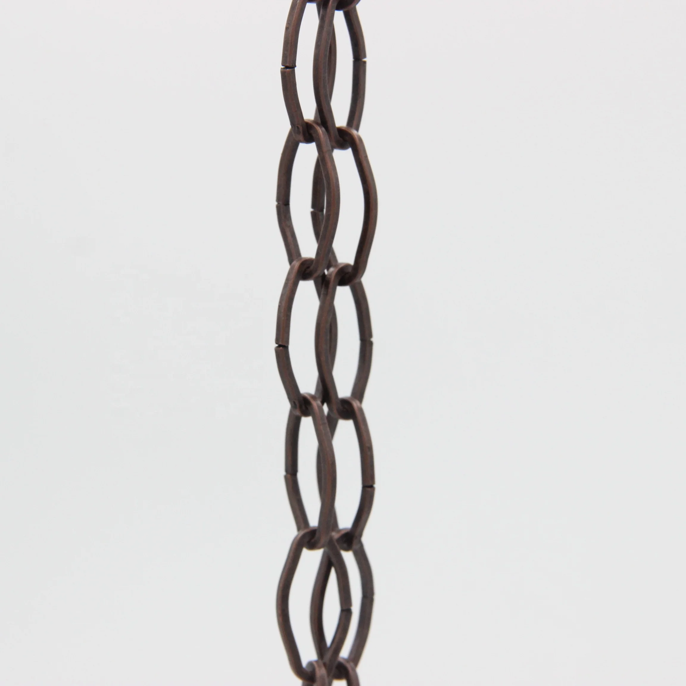 Decorative Single Jack Chain Hanging Basket steel zinc galvanized Brass plated twist Knot Circle chain with spool