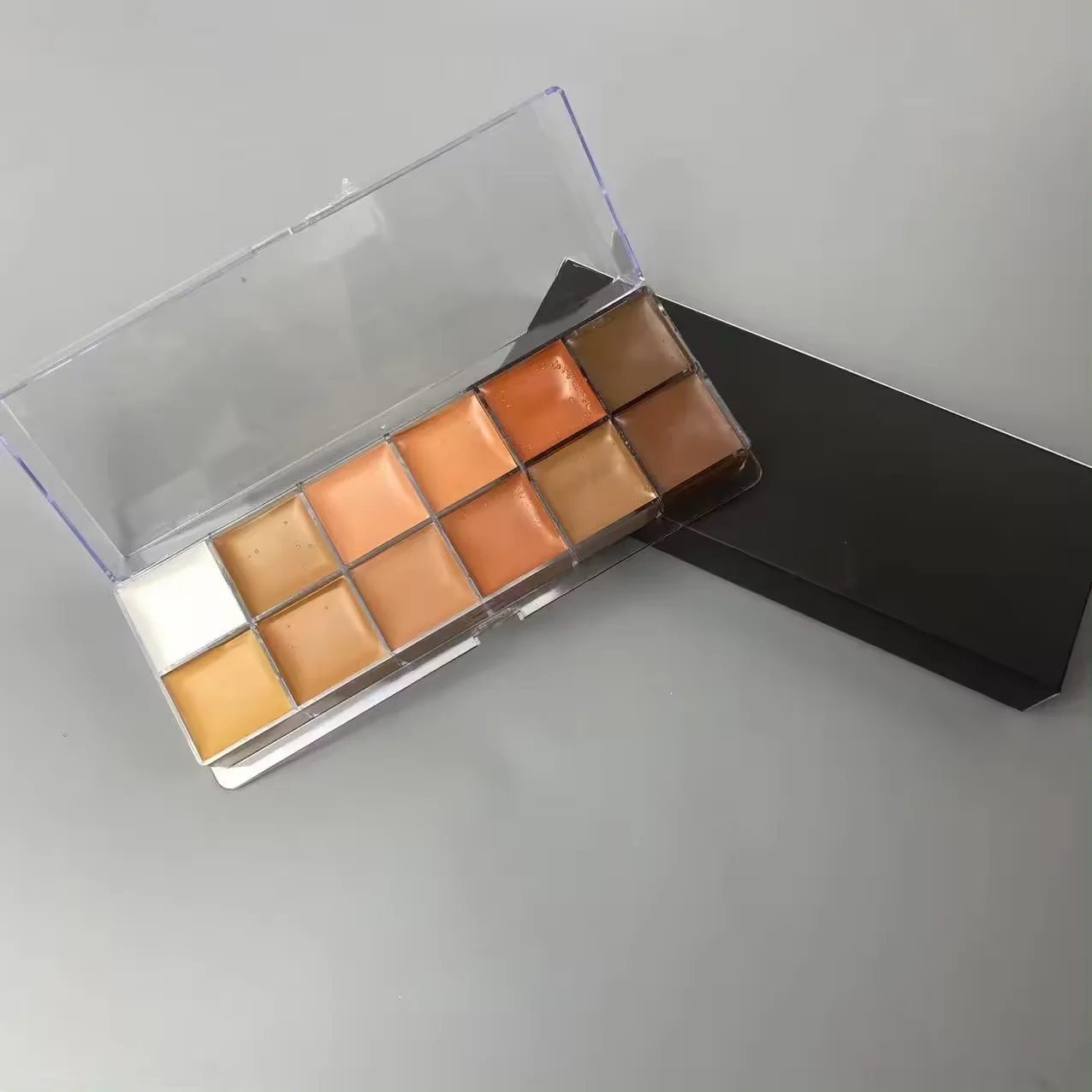 New 12-Color Natural Cosmetics Concealer Palette Mineral Makeup Contour Cream with Private Label Hot Sale Products