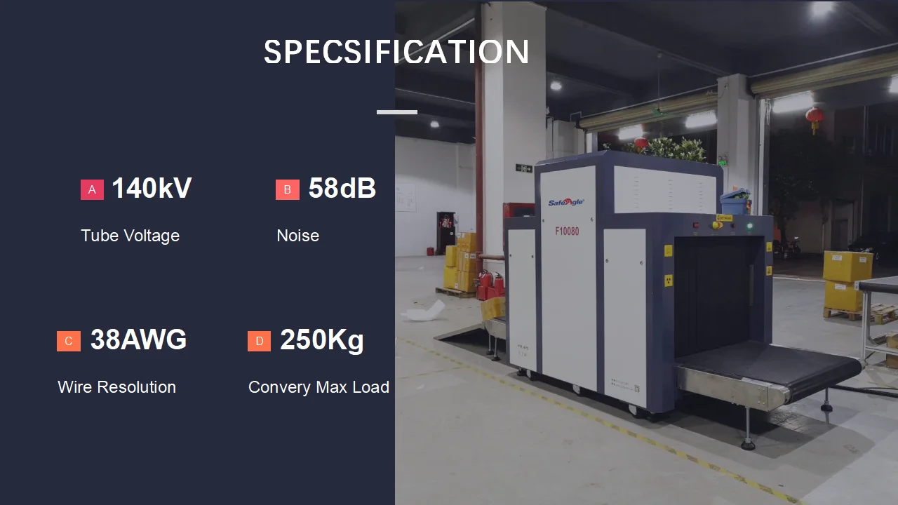 Safeagle высокая проникающая способность рентгеновский детектор машина для таможенного завод